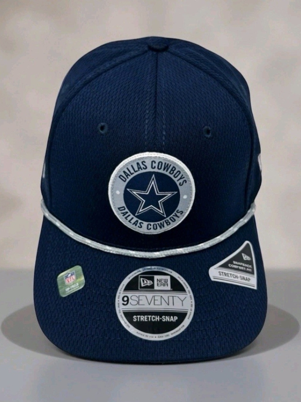New Era Dallas Cowboys Navy 9FIFTY Stretch-Snap Cap